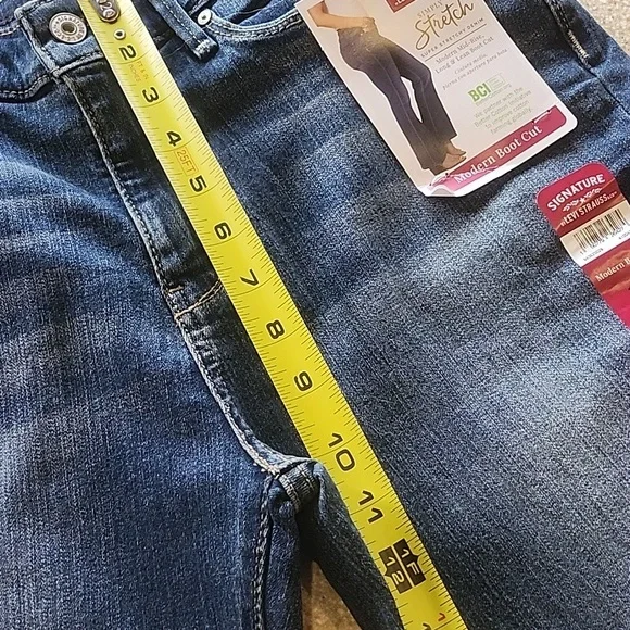NWT Signature Levi Modern Boot Cut Simply Stretch Size 10L - Picture 5 of 11
